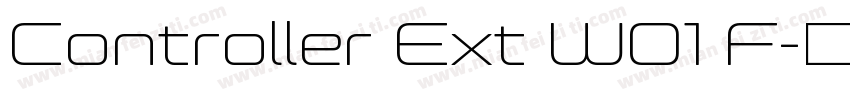 Controller Ext W01 F字体转换